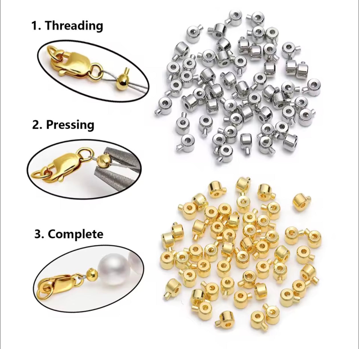 Lollipop - Stainless Steel Positioning Stopper pack of 10