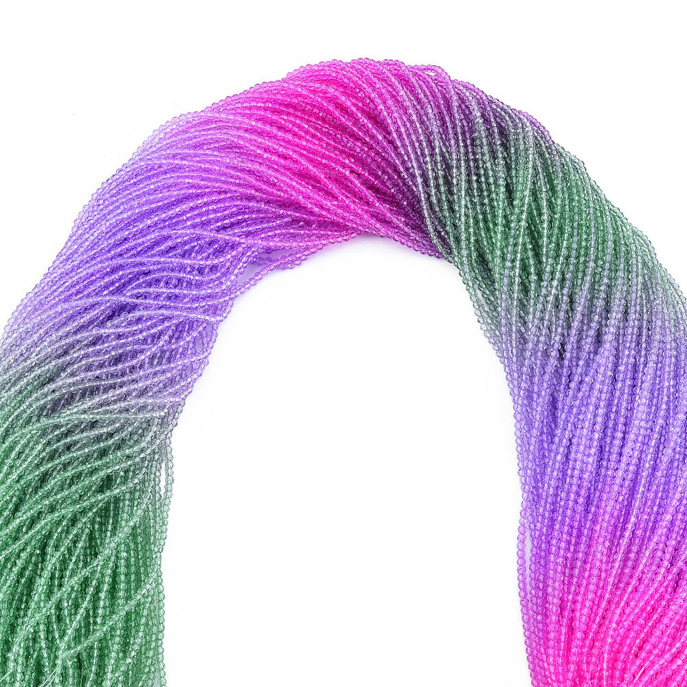 2mm Faceted Gradient x2 strands (approx 194pcs per strand)