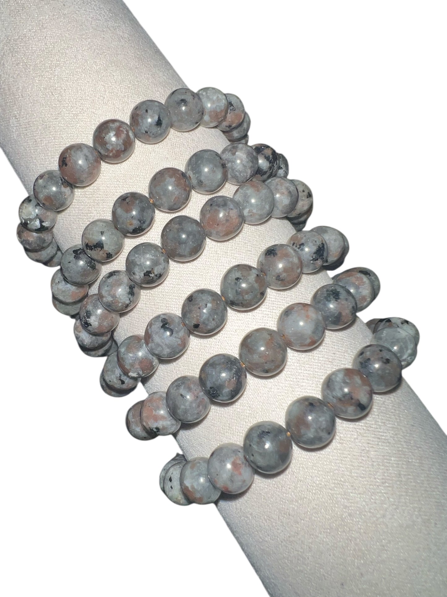 Yooperlite crystal bracelet - 8mm - approx 22pcs